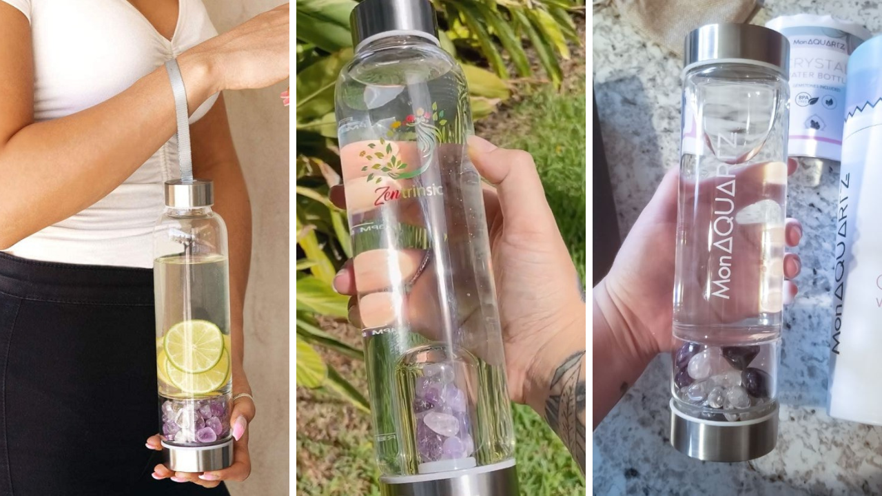 Sip In Style 6 Crystal Water Bottles for a Refreshingly Energizing